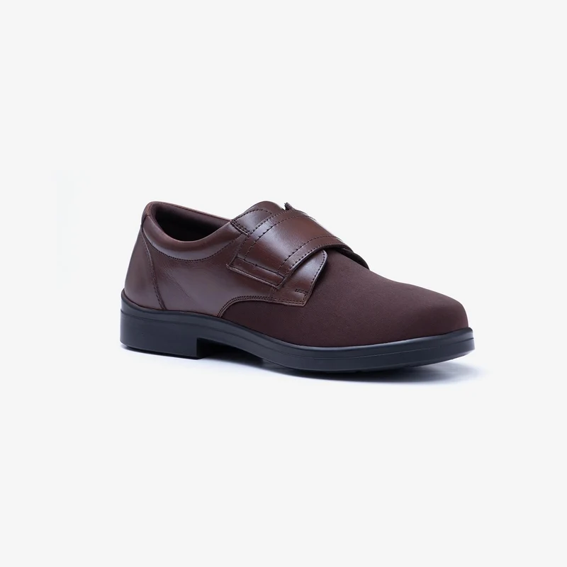 Zapatos elásticos suaves con velcro Tredd Well Benjamin de ajuste ancho para hombre