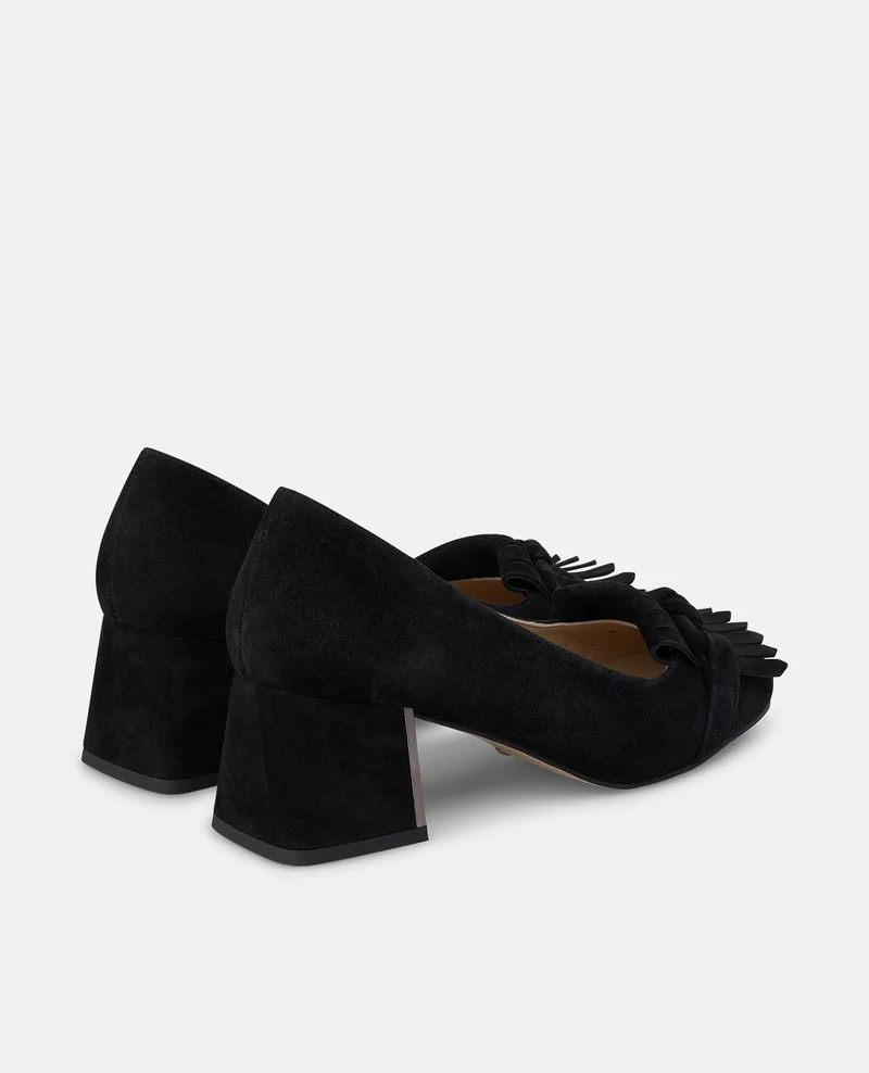 ZAPATO DE ANTE CON FLECOS
