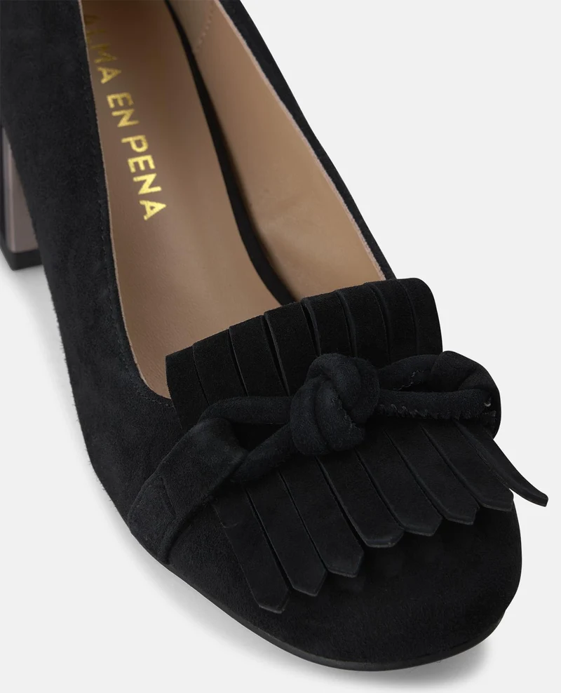 ZAPATO DE ANTE CON FLECOS
