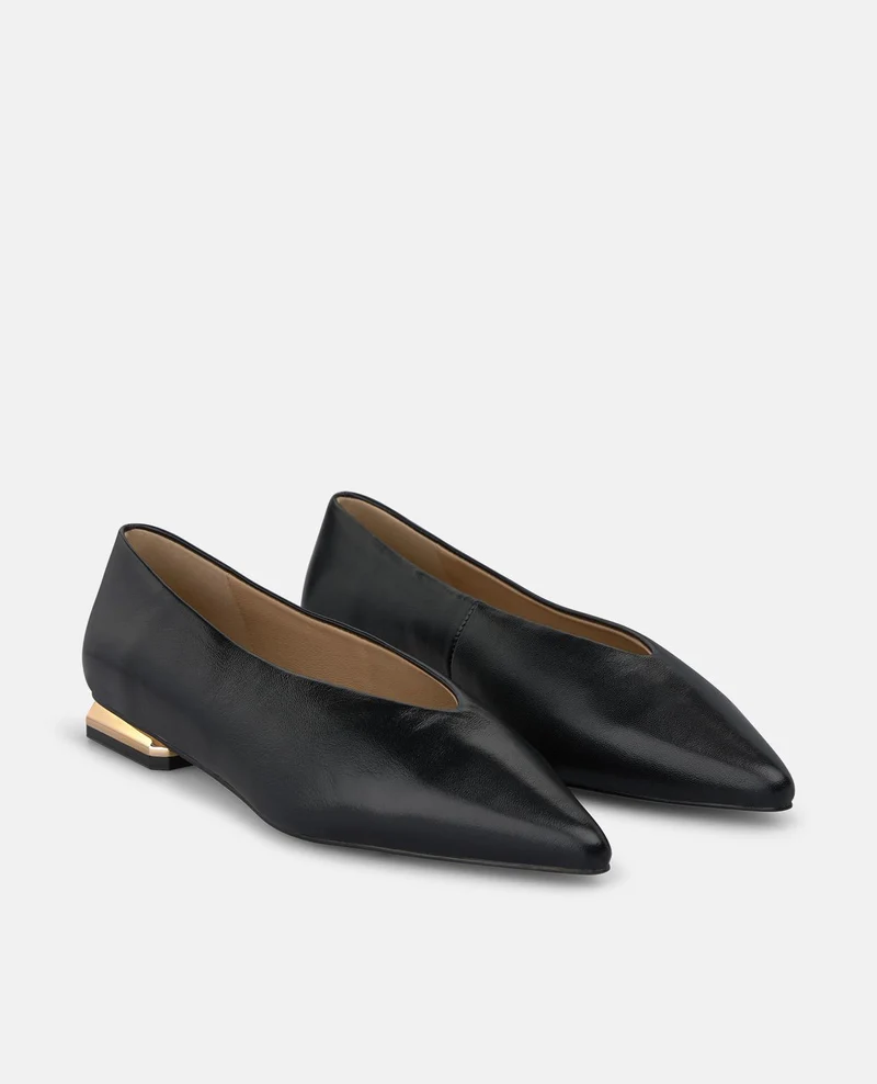 ZAPATO PLANO DE PIEL