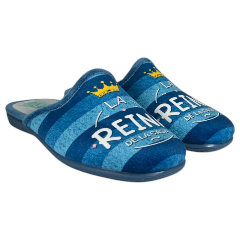 Zapatillas de Casa Natalia Gil Reina de la Casa 5001 Jeans