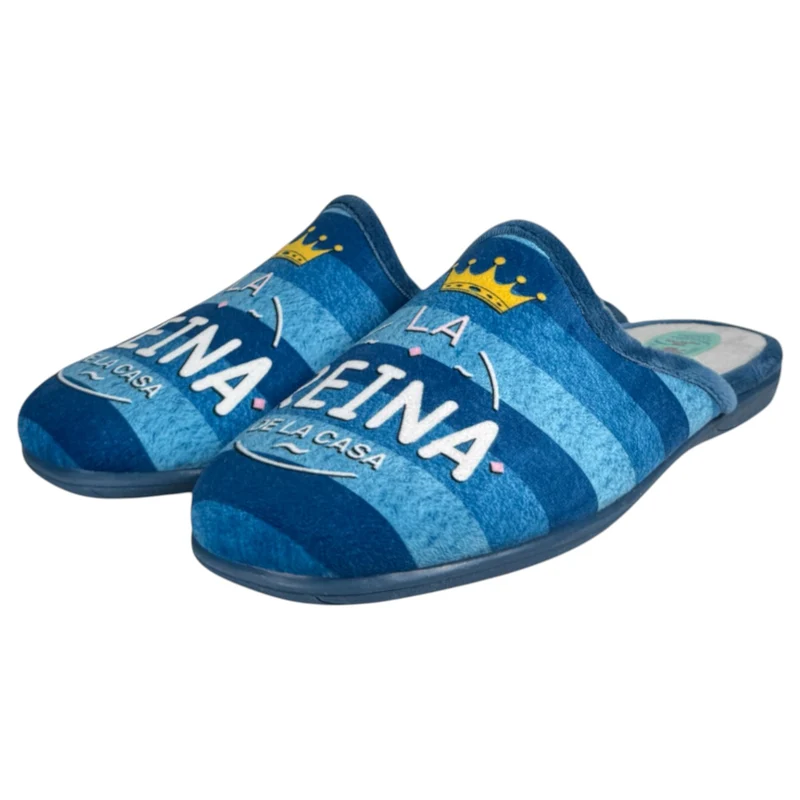 Zapatillas de Casa Natalia Gil Reina de la Casa 5001 Jeans
