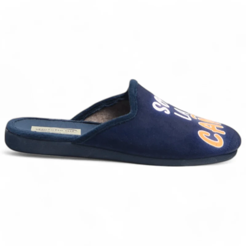 Zapatillas de Casa Natalia Gil Soy La Caña 6086 Marino