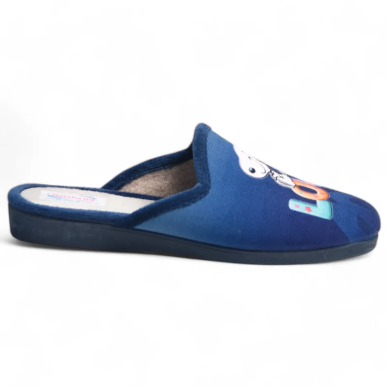 Zapatillas de Casa Natalia Gil Snoopy Love 158 Marino