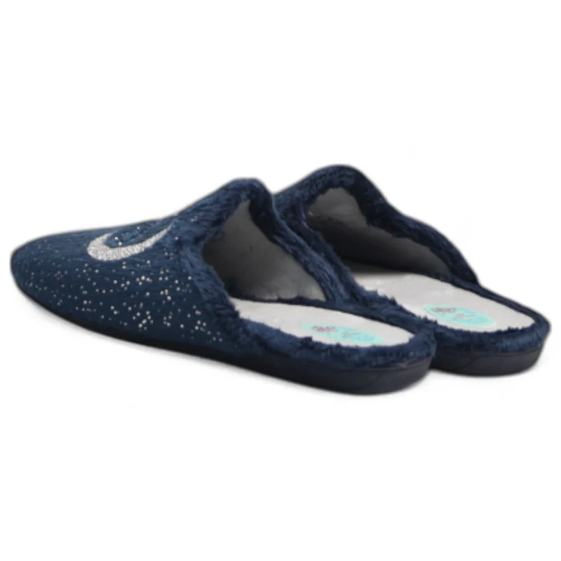 Zapatillas de Casa Natalia Gil Buenas Noches Purpurina 5025 Marino