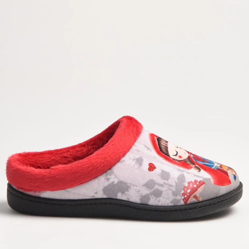 Zapatillas de Casa Plumaflex Lobo 12213 Rojo