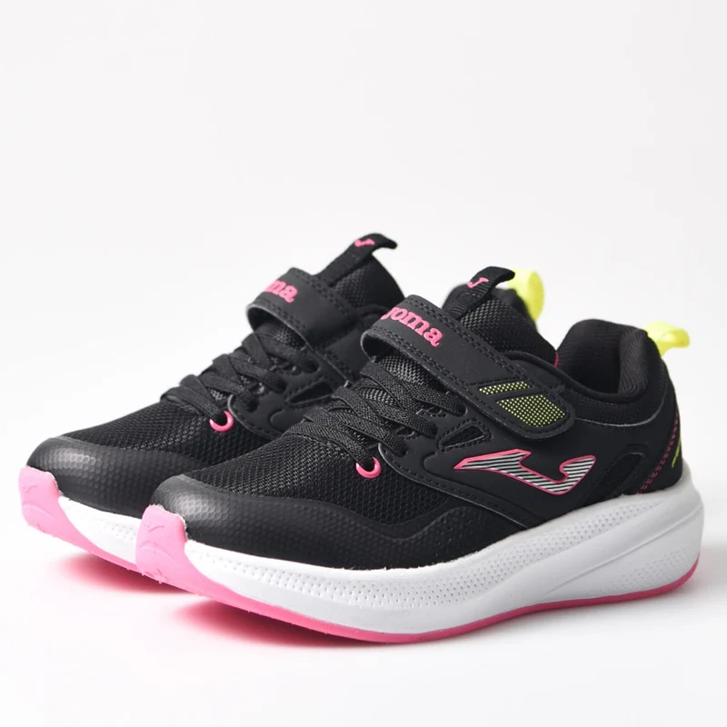 Zapatillas Joma Ferro Jr 2430 Negro Fucsia