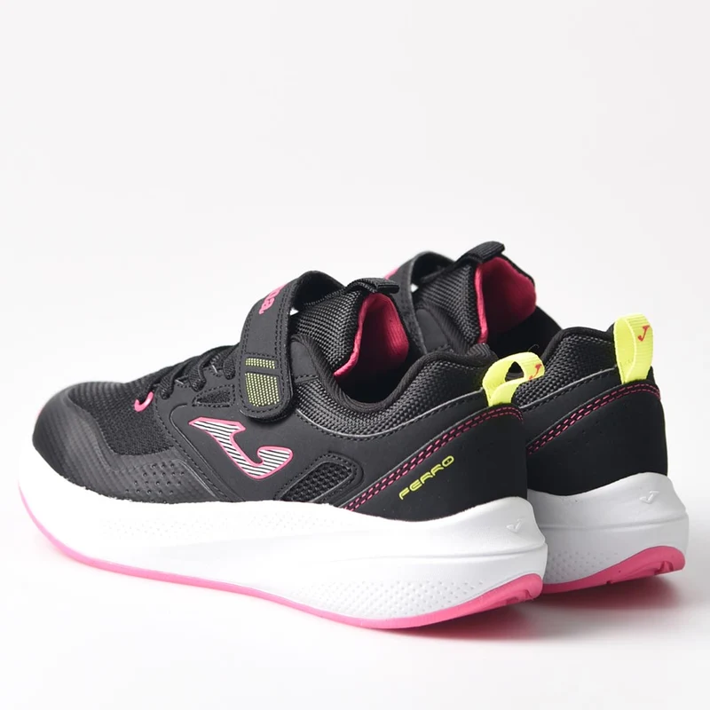 Zapatillas Joma Ferro Jr 2430 Negro Fucsia