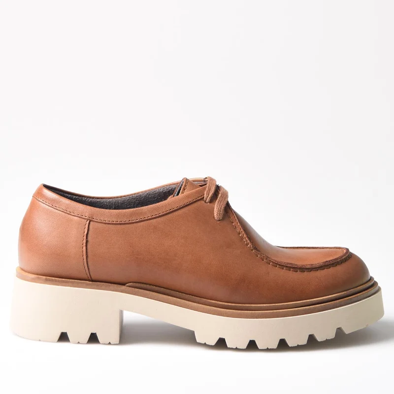Zapatos Pitillos Wallabee 10104 Cuero