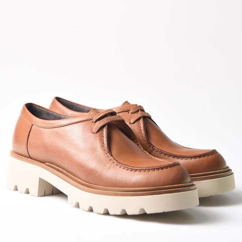 Zapatos Pitillos Wallabee 10104 Cuero