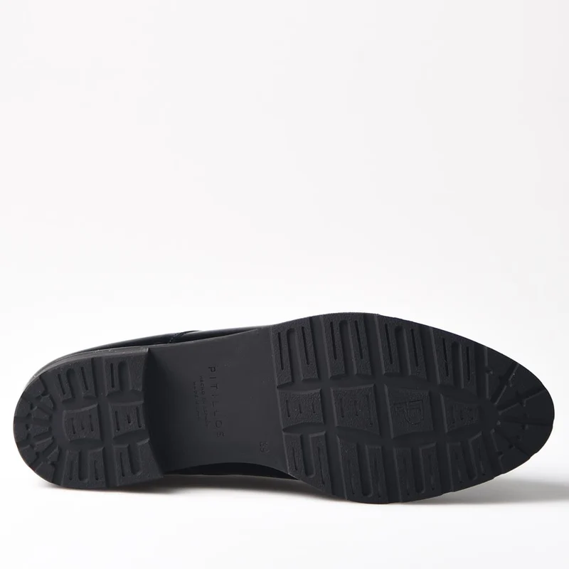 Zapatos Pitillos Blúcher Charol 10181 Negro