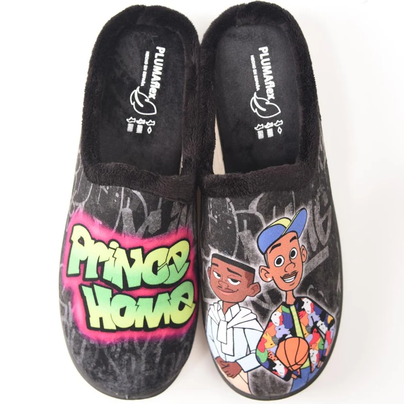 Zapatillas de Casa Plumaflex Prince 12229 Negro