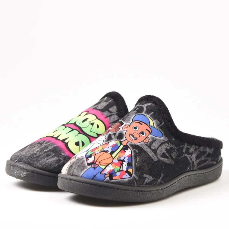 Zapatillas de Casa Plumaflex Prince 12229 Negro