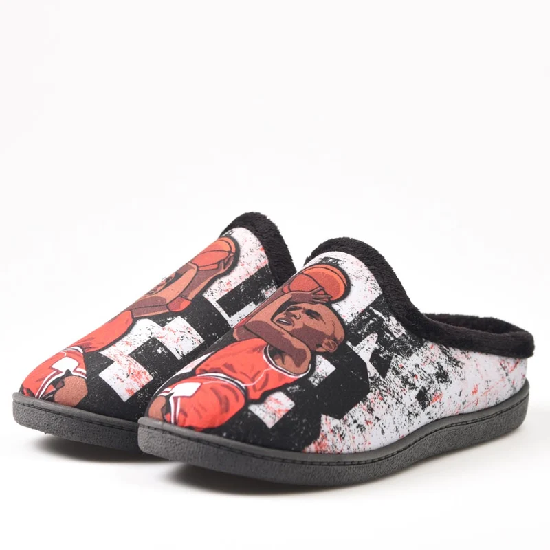 Zapatillas de Casa Plumaflex Basket 12229 Negro