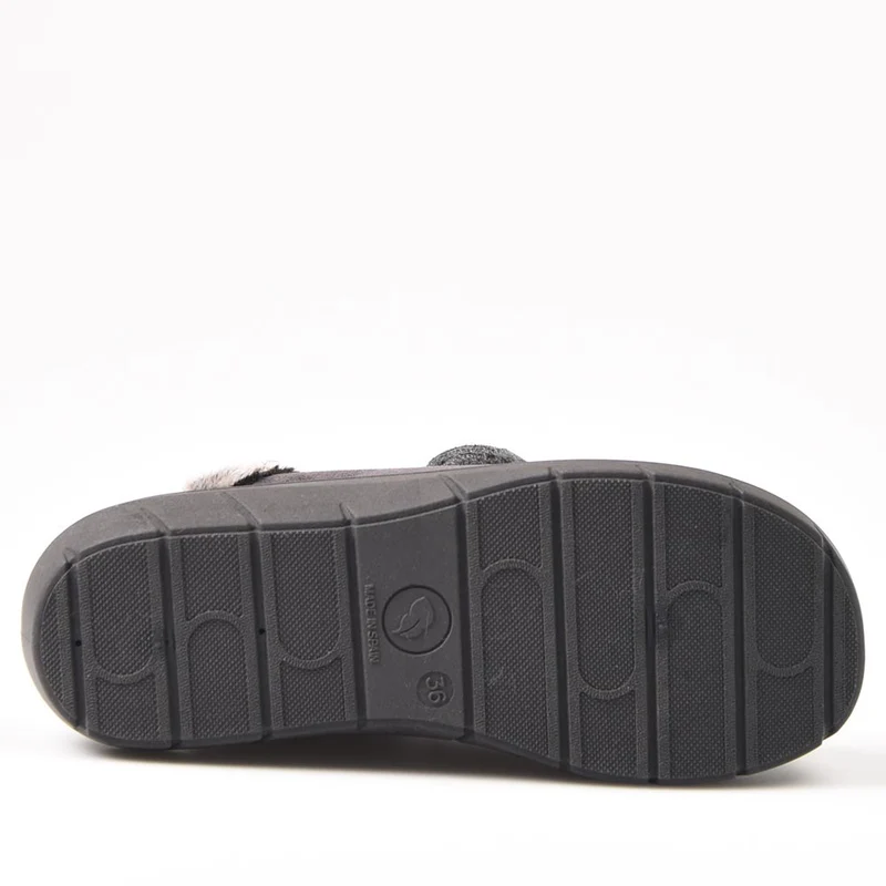 Zapatillas de Casa Plumaflex Abierta Velcro 14113 Gris