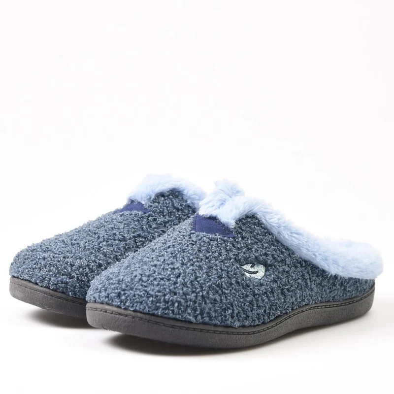 Zapatillas de Casa Plumaflex Borreguito 12029 Azul