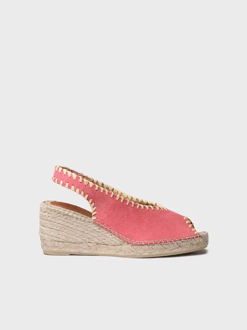 Alpargata de cuña estilo peep toe | LAILA-SD