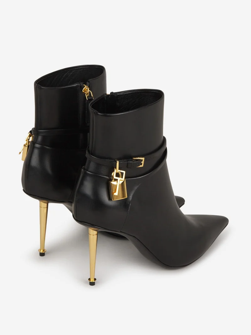 Botines Candado Piel