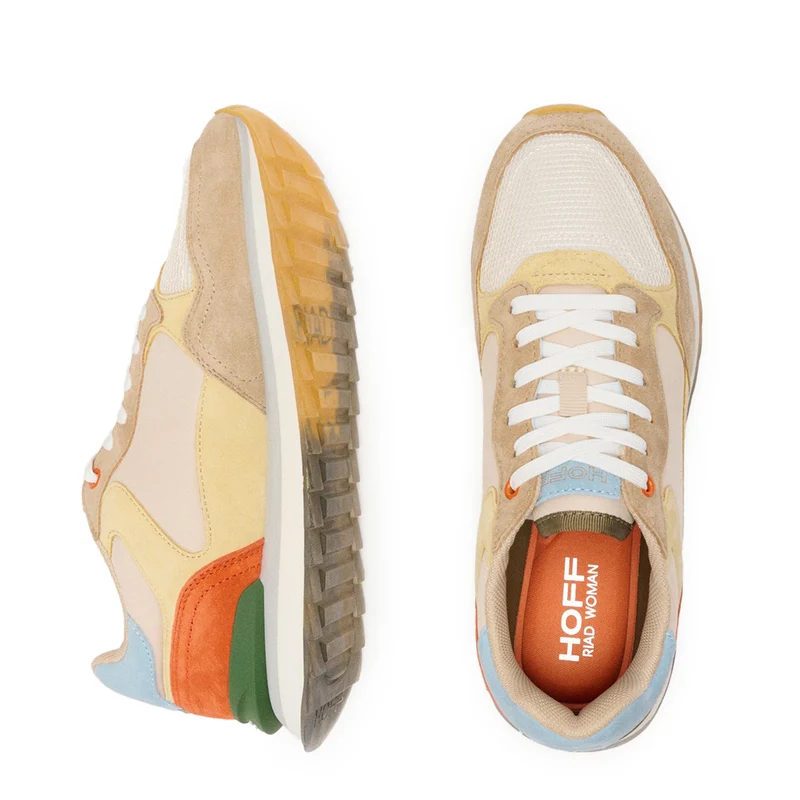 Deportiva beige/amarillo RIAD Hoff