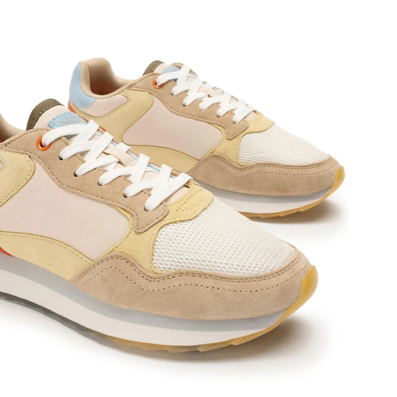 Deportiva beige/amarillo RIAD Hoff