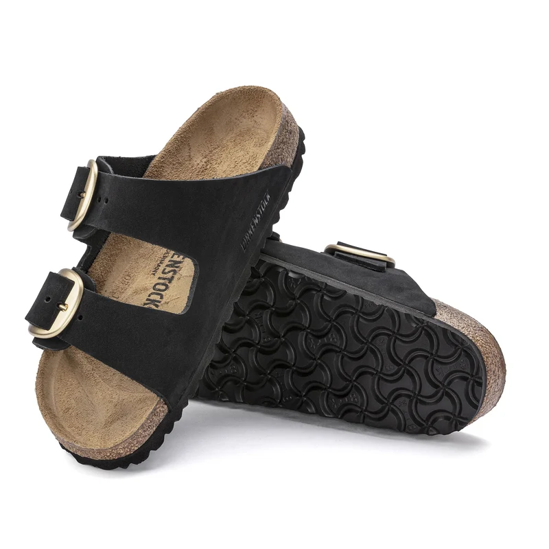 Sandalia nobuk negro ARIZONABIG Birkenstock