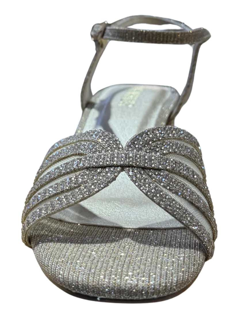 MUJER SANDALIA FIESTA ORO MYRIM