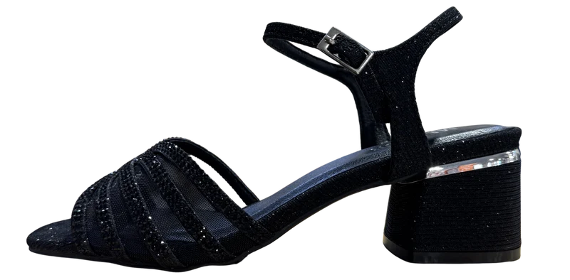 MUJER SANDALIA FIESTA NEGRO MYRIM