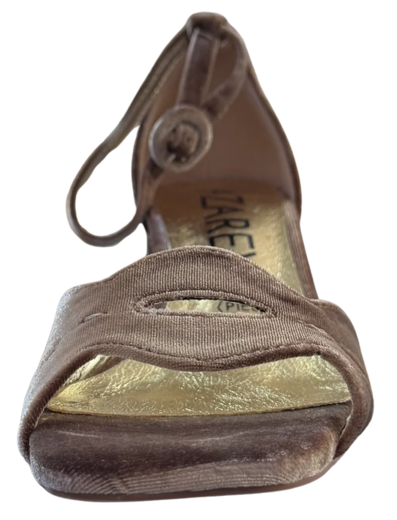 MUJER FIESTA TACON TAUPE