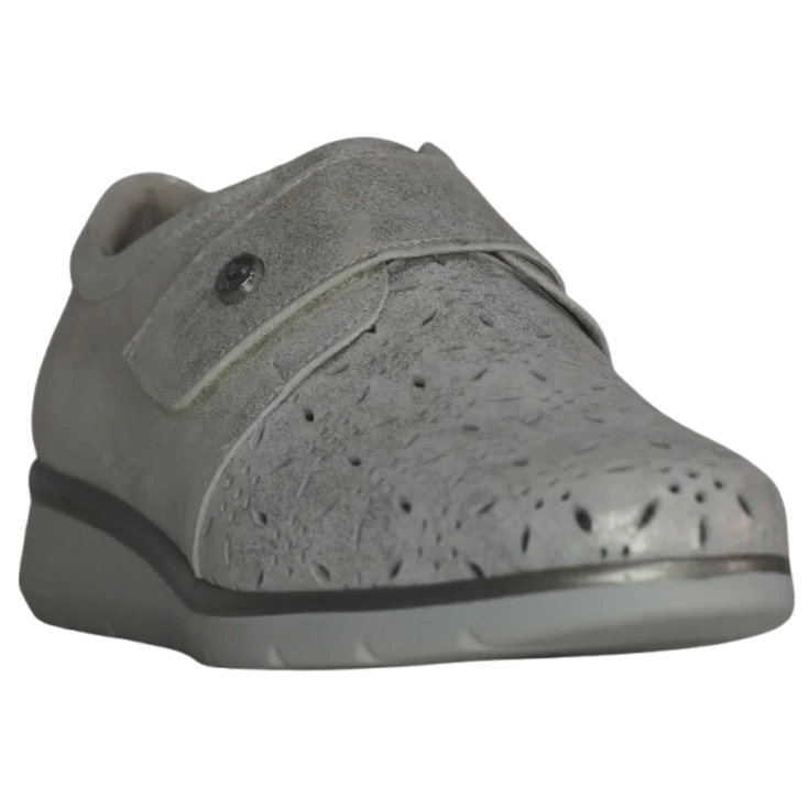 MUJER PITILLOS BLUCHER CON PICADOS ORO
