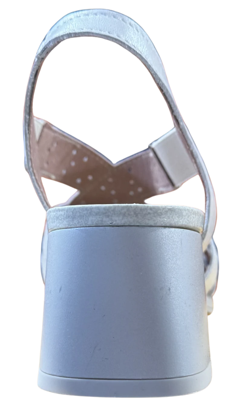 MUJER PITILLOS SANDALIA CON LASER PLATA