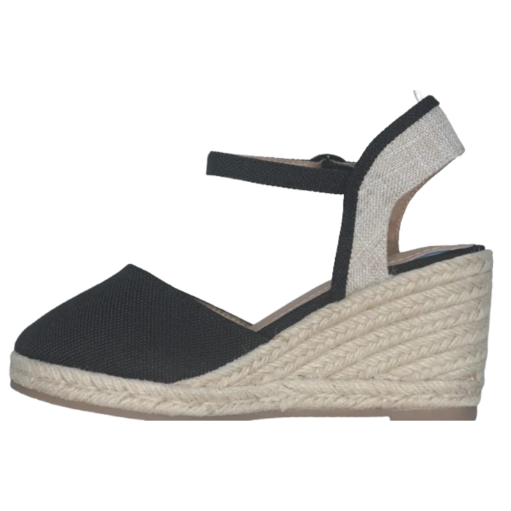 MUJER ESPARTO ANDALUCIA NEGRO TEXTIL