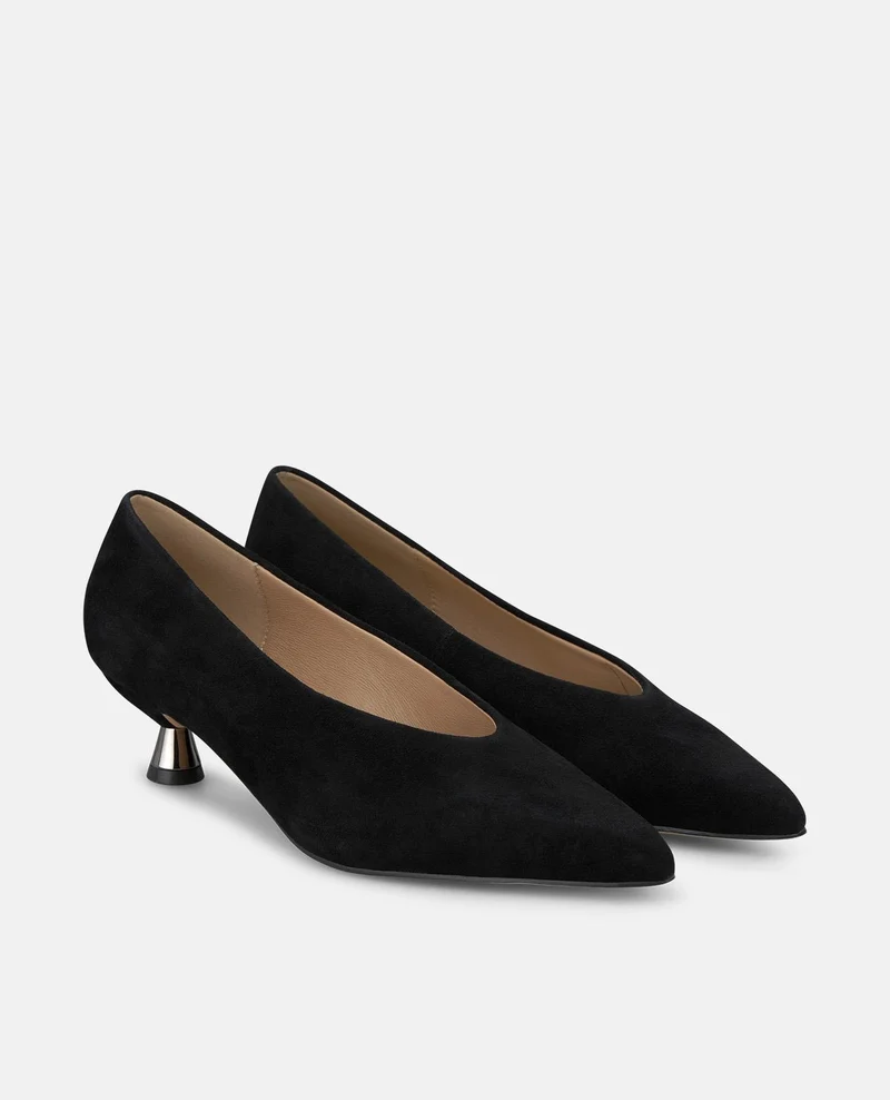 ZAPATO TACÓN CHUPETE DE ANTE