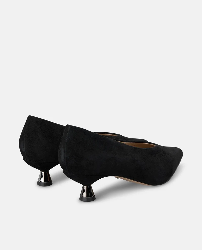 ZAPATO TACÓN CHUPETE DE ANTE