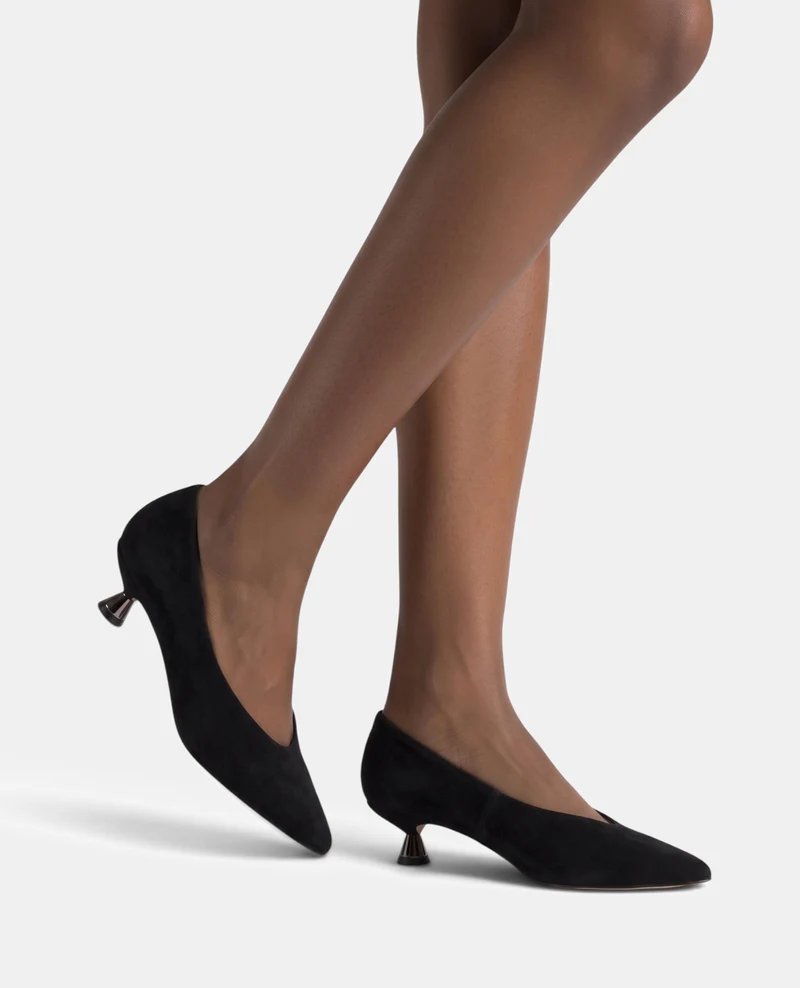 ZAPATO TACÓN CHUPETE DE ANTE