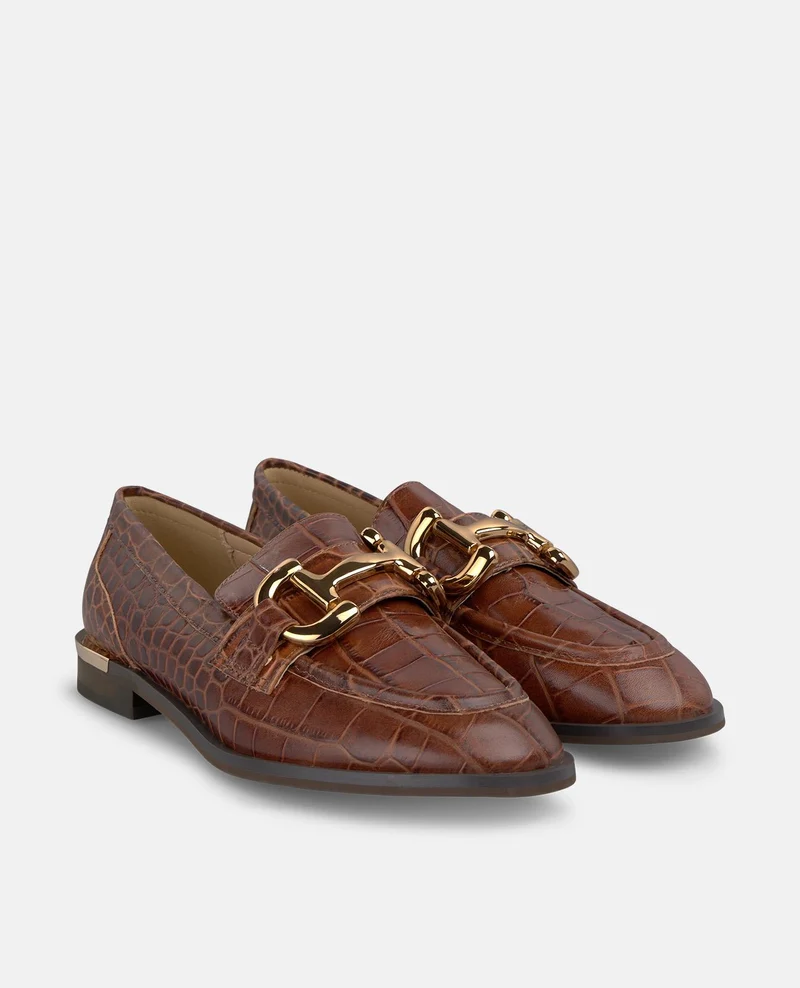 MOCASÍN ESTRIBO METALIZADO