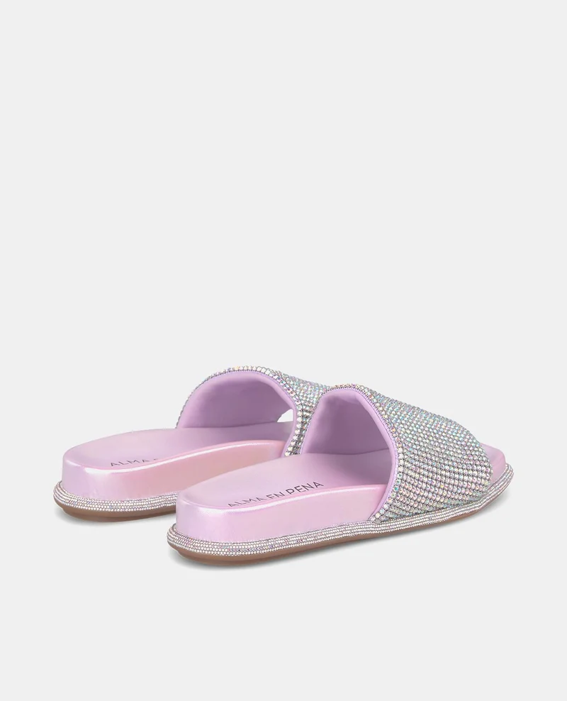 SANDALIA PLANA TIRA STRASS
