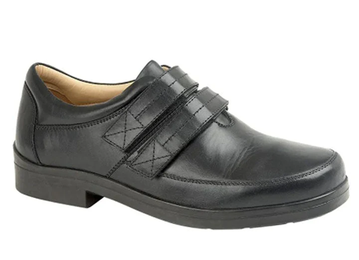 Zapatos Roamers M966A de ajuste ancho para hombre