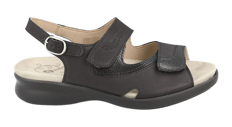 Sandalias DB Georgina de ajuste ancho para mujer