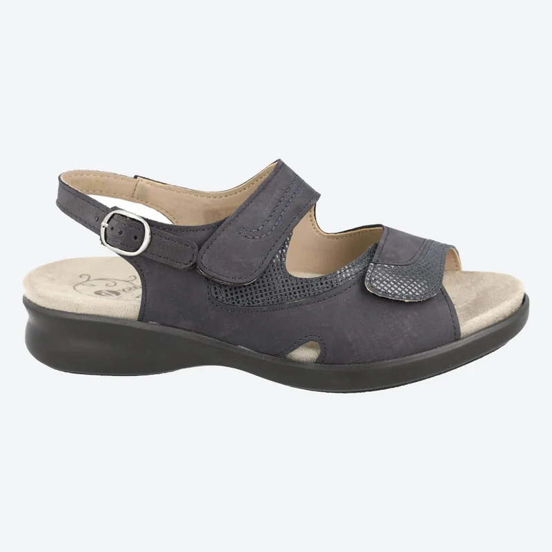 Sandalias DB Georgina de ajuste ancho para mujer