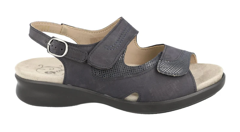 Sandalias DB Georgina de ajuste ancho para mujer