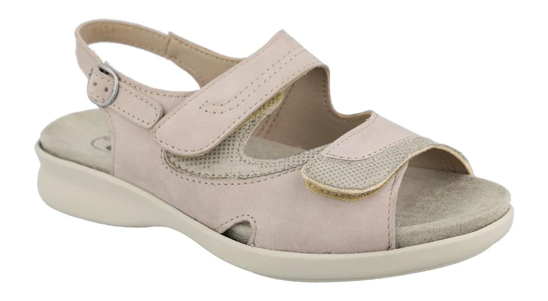 Sandalias DB Georgina de ajuste ancho para mujer