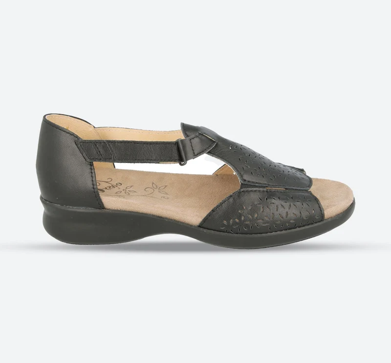 Sandalias DB Halford de ajuste ancho para mujer