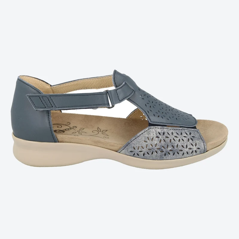Sandalias DB Halford de ajuste ancho para mujer