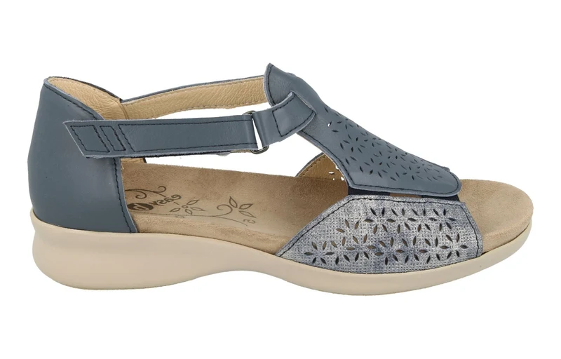 Sandalias DB Halford de ajuste ancho para mujer
