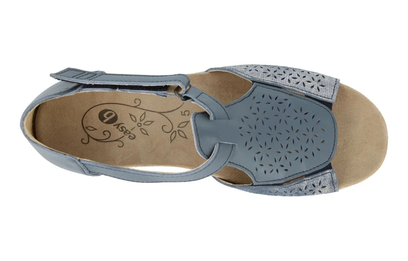 Sandalias DB Halford de ajuste ancho para mujer