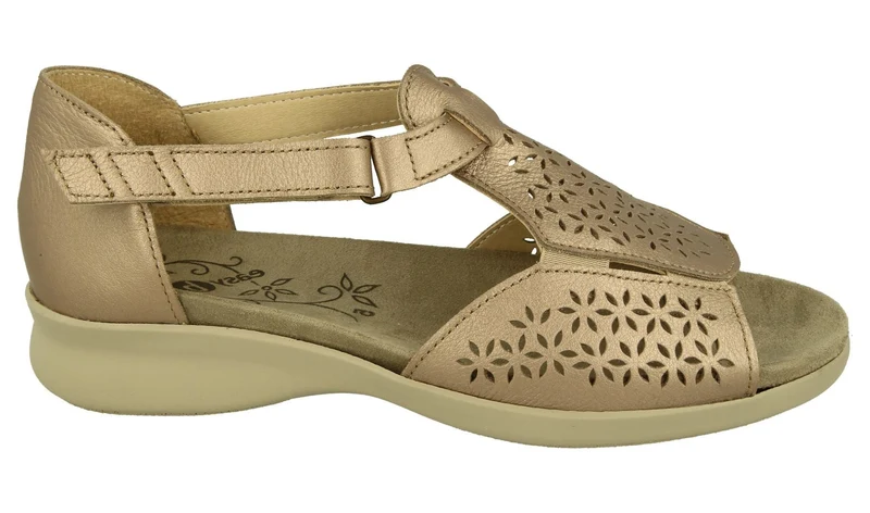 Sandalias DB Halford de ajuste ancho para mujer