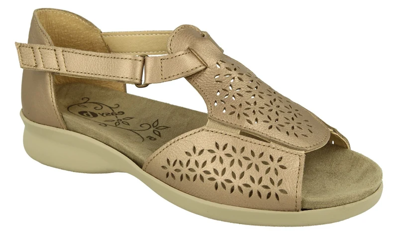 Sandalias DB Halford de ajuste ancho para mujer