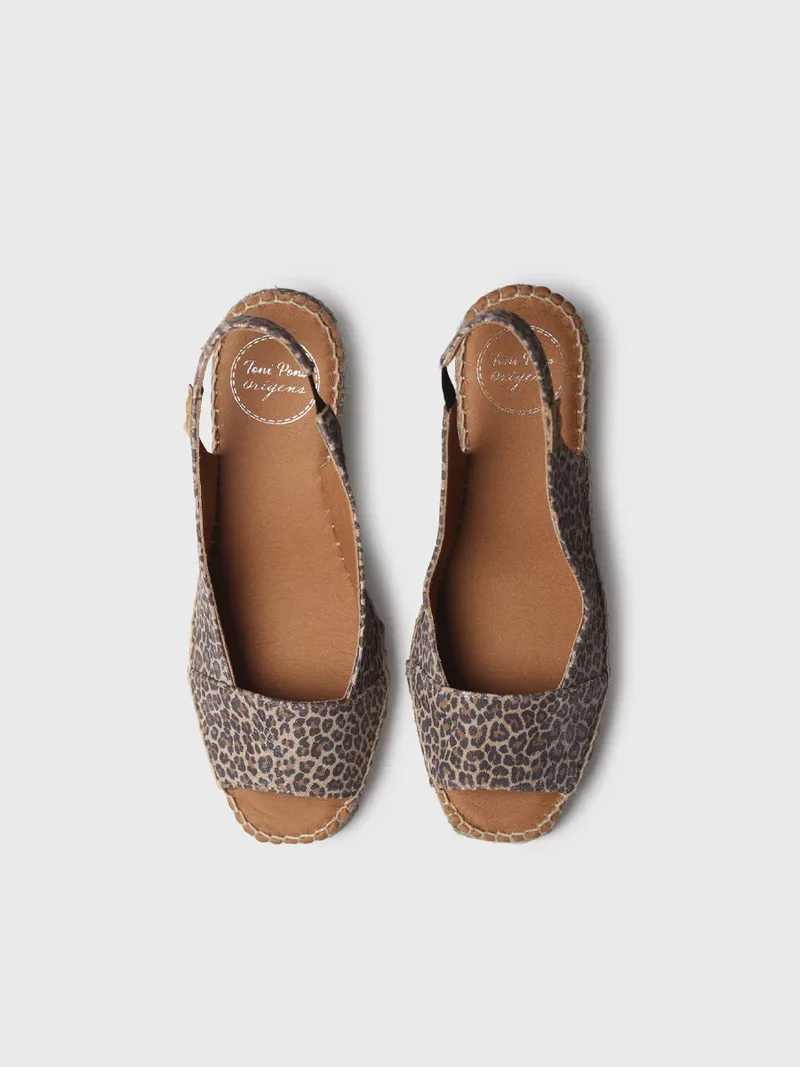 Alpargatas de mujer en animal print | FLAVIA-LE