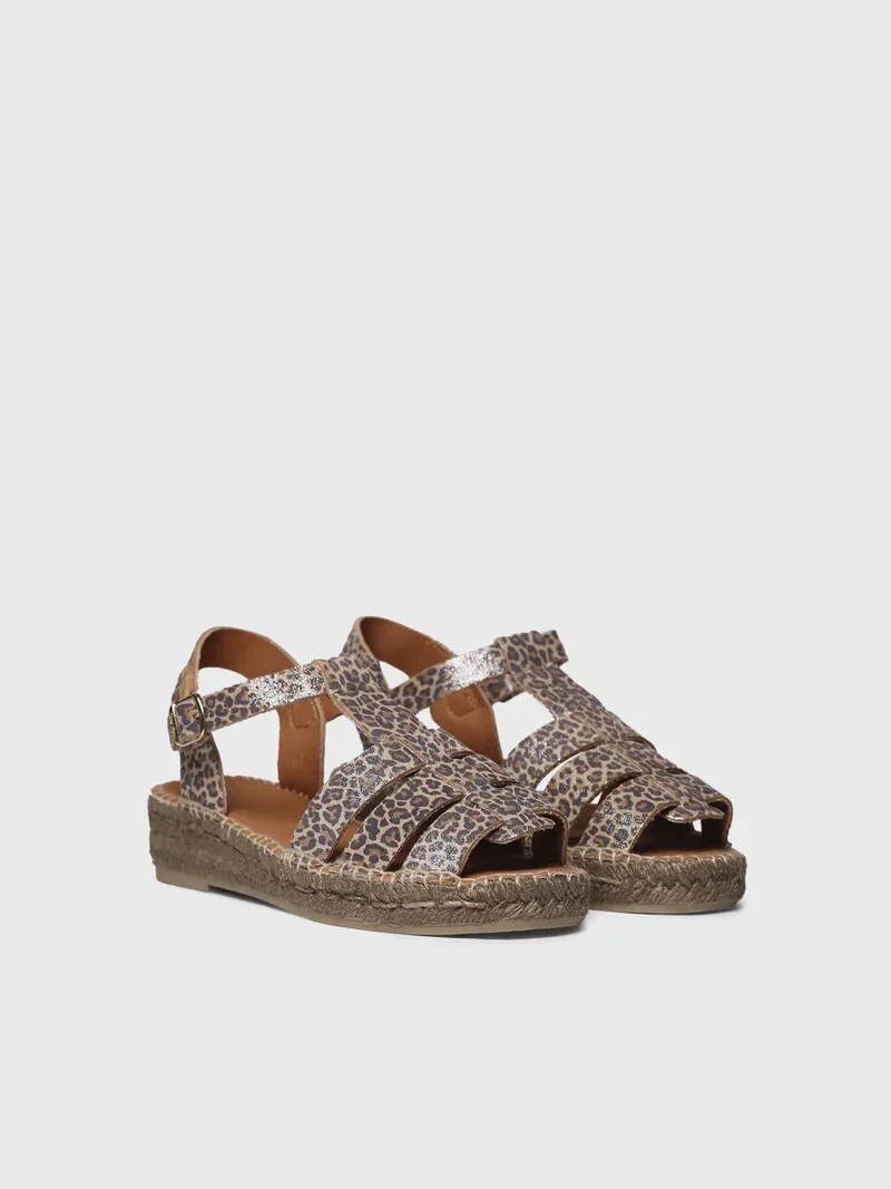 Alpargatas de mujer en animal print | ESTELA-LE