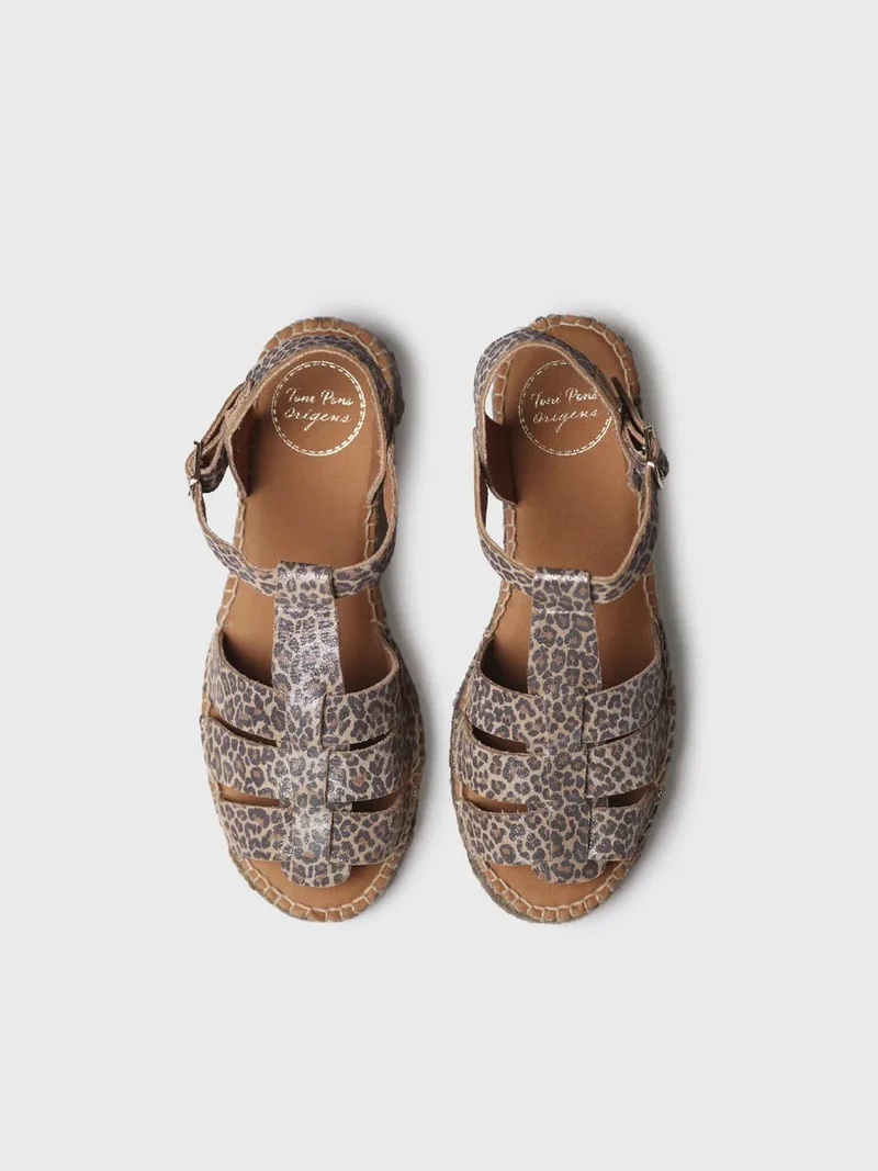 Alpargatas de mujer en animal print | ESTELA-LE